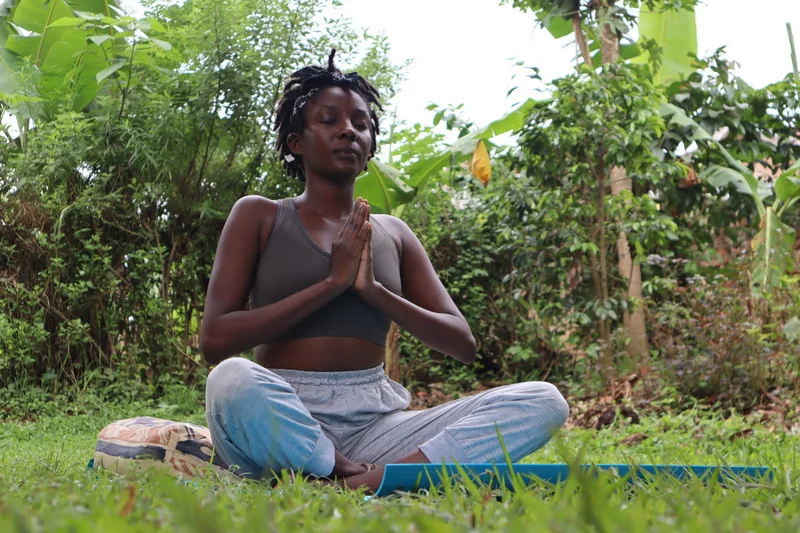 Restorative Yoga session for deep relaxation in Entebbe